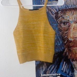 Forever 21 Mustard Yellow Sweater Tank